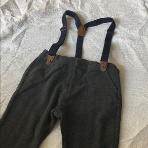 Zara Toddler Pants with Suspenders